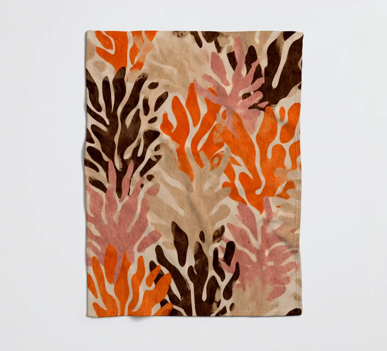 Organic Abstract coperta in pile da Sunflower Soul Studio