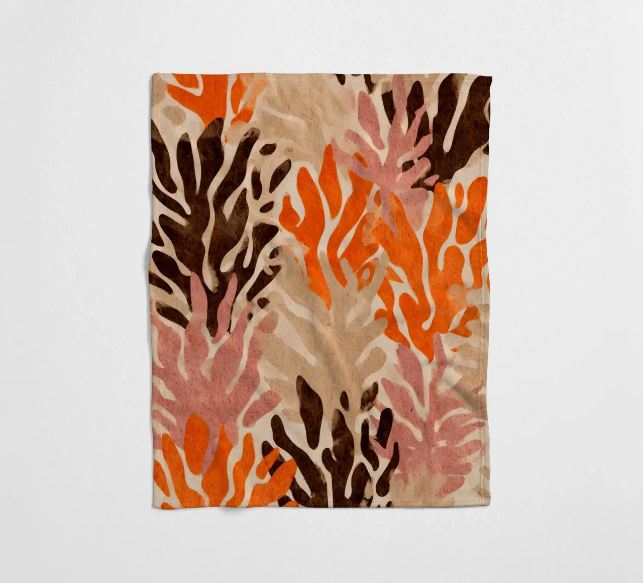 Organic Abstract coperta in pile da Sunflower Soul Studio