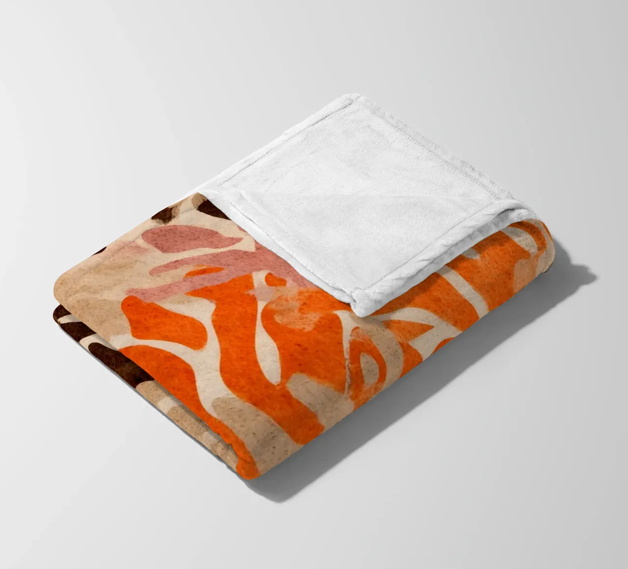 Organic Abstract coperta in pile da Sunflower Soul Studio