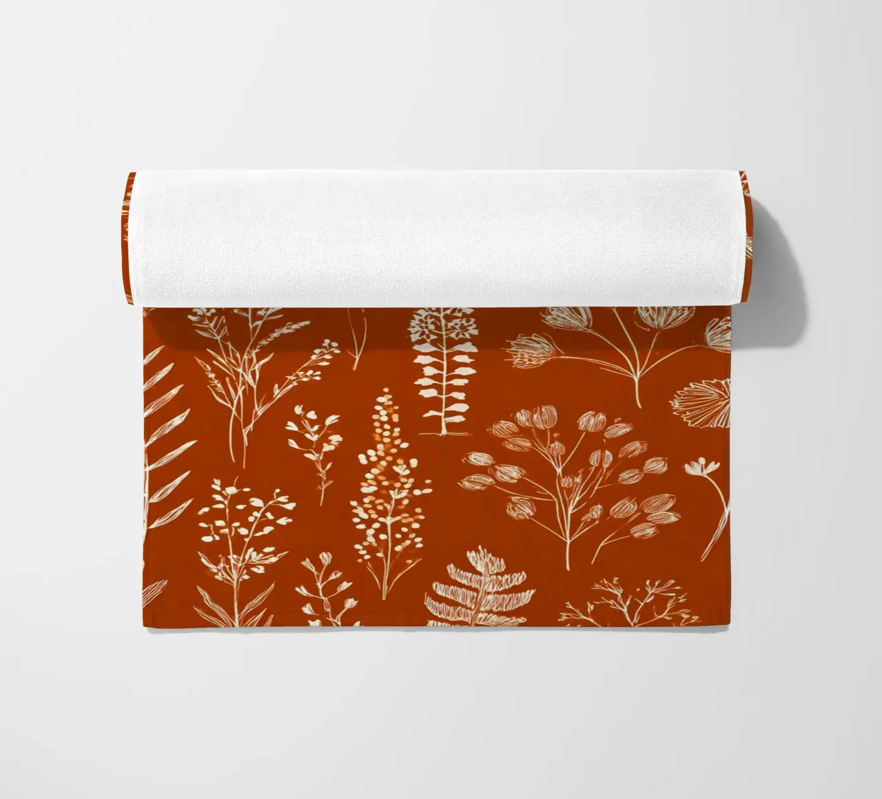 Botanical Wildflowers beach towel by Sunflower Soul Studio