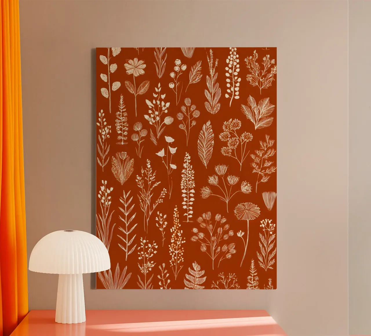 Botanical Wildflowers canvas by Sunflower Soul Studio