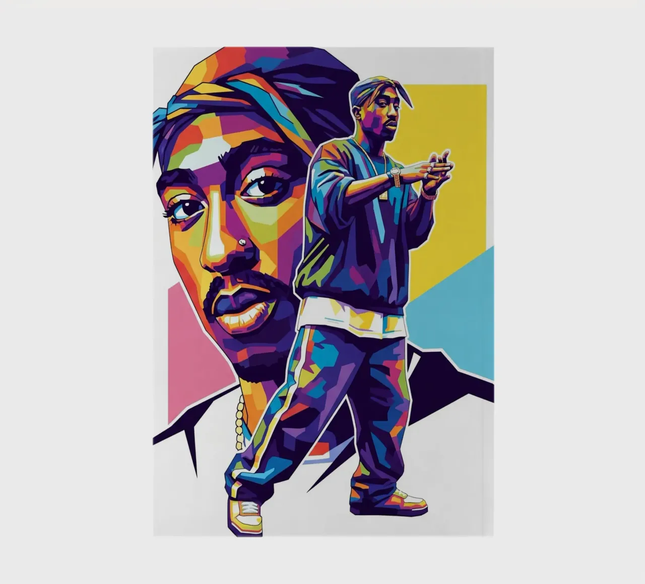 Tugas Shakur hip-hop cuaderno de Hantamrata