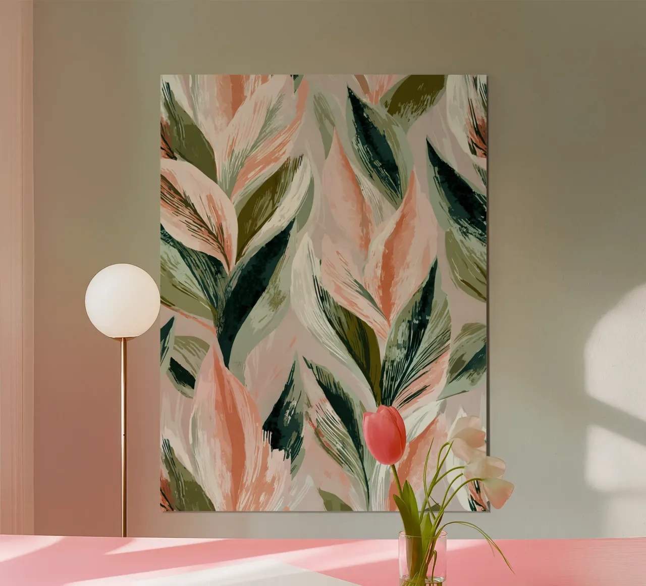 Pastel Leaves hahnemühle by Sunflower Soul Studio