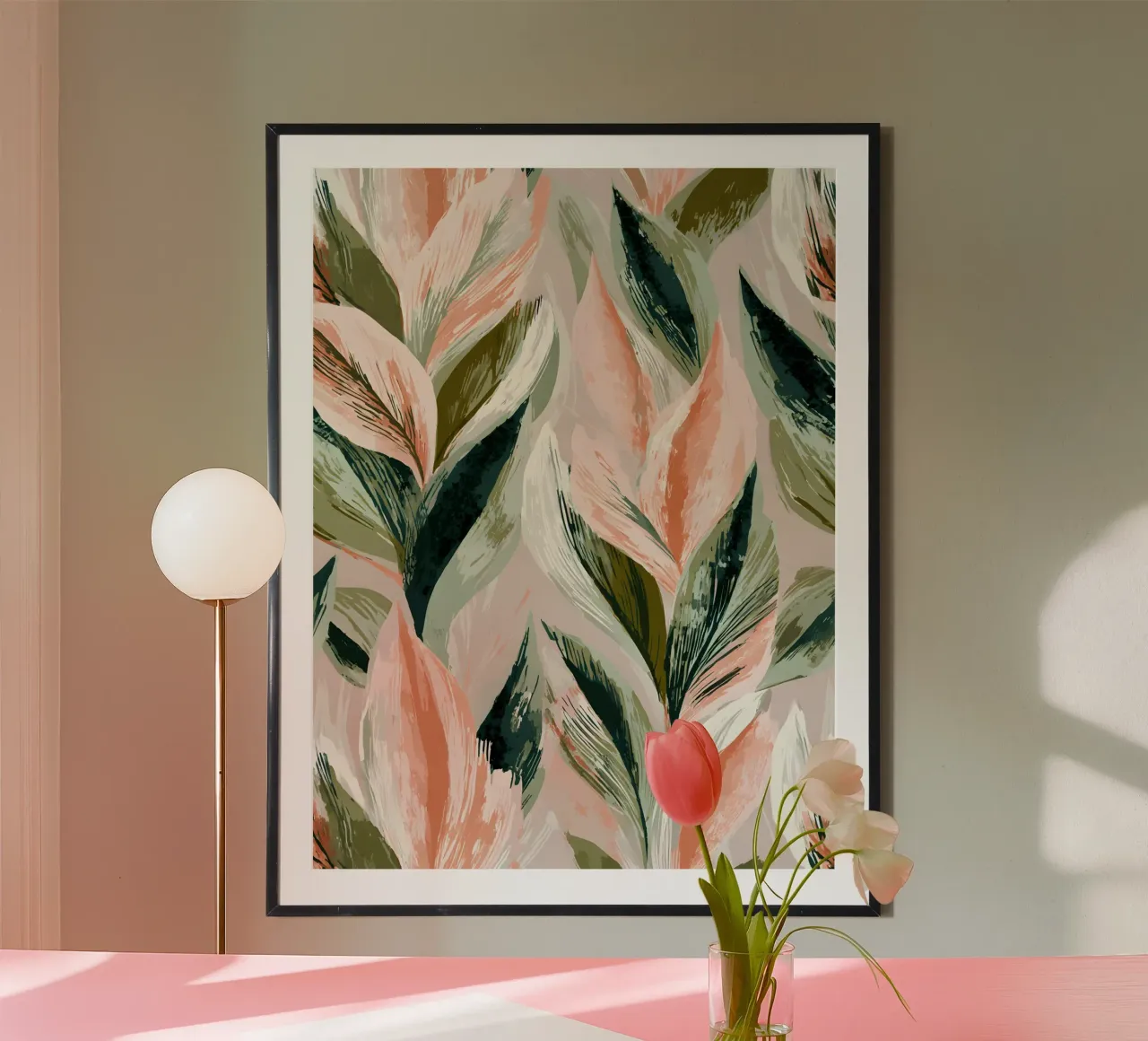 Pastel Leaves hahnemühle by Sunflower Soul Studio