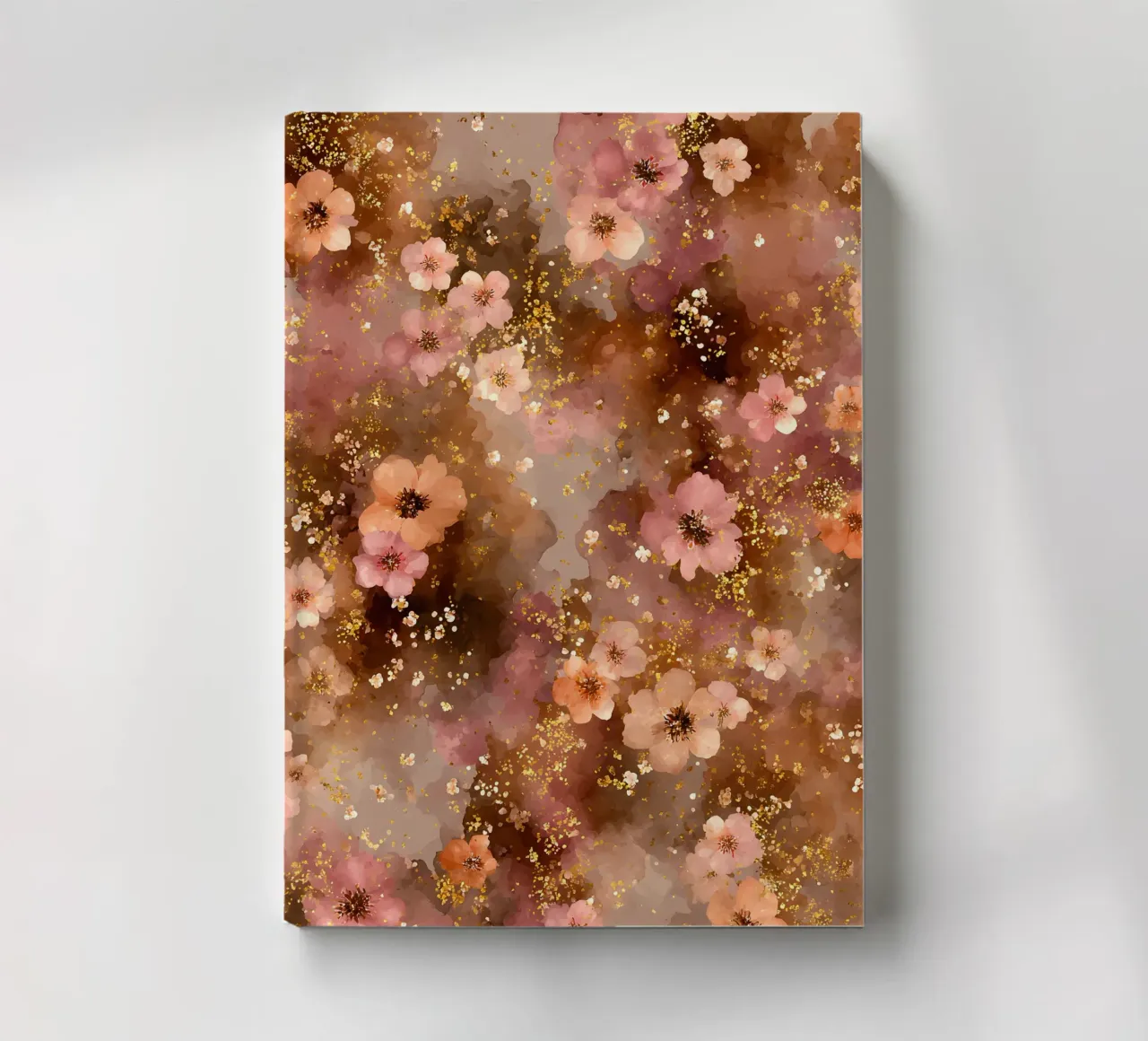 Inky Flowers notebook by Sunflower Soul Studio
