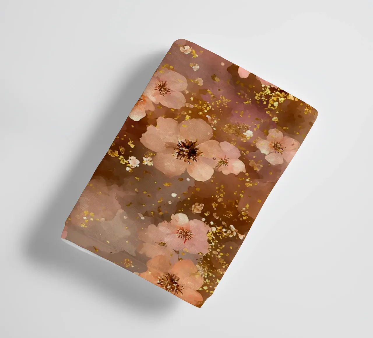 Inky Flowers towel by Sunflower Soul Studio