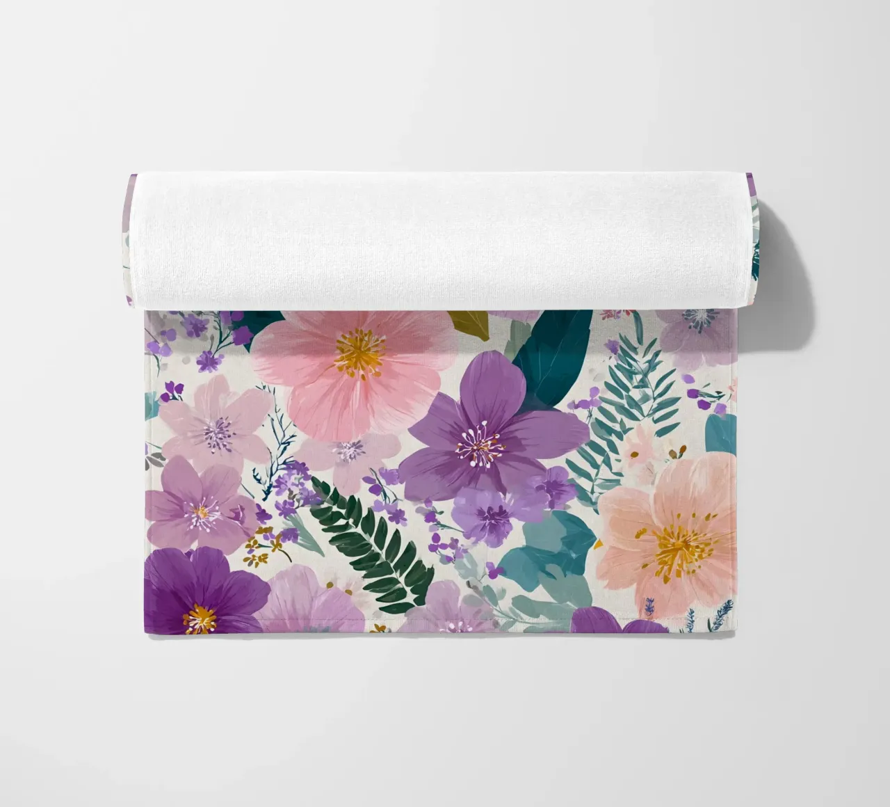 Summer Flowers beach towel by Sunflower Soul Studio