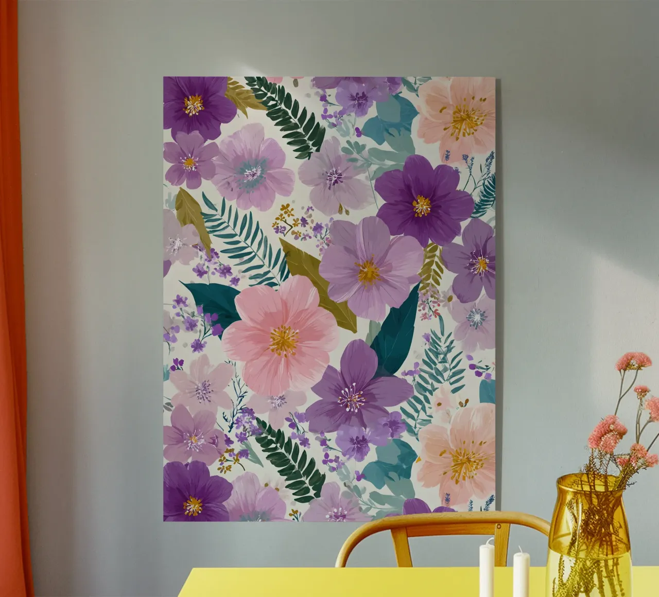 Summer Flowers plexiglass da Sunflower Soul Studio