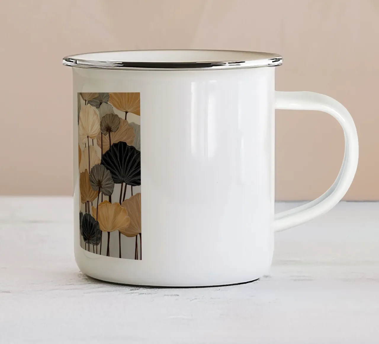 Loto tazza in smalto da Pictura