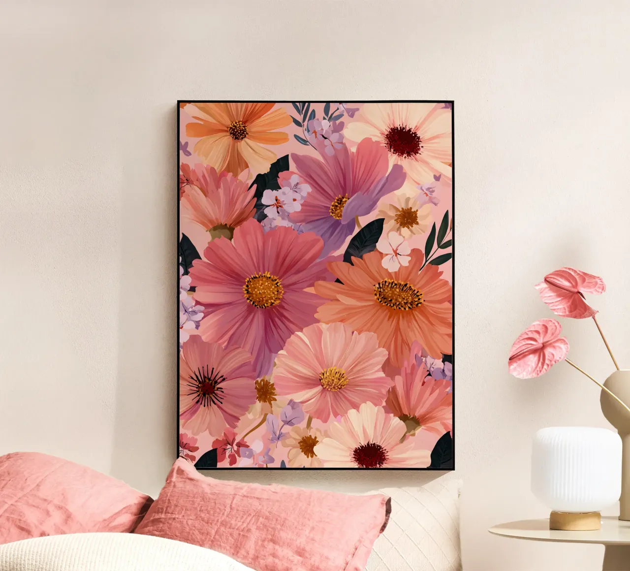 Summer Flowers plexiglass da Sunflower Soul Studio