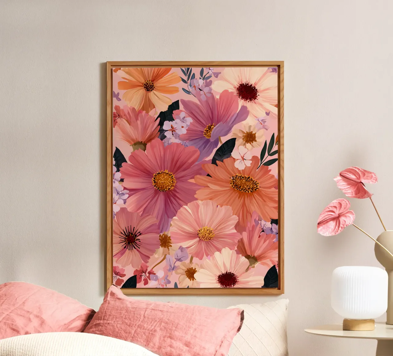 Summer Flowers alu-dibond by Sunflower Soul Studio