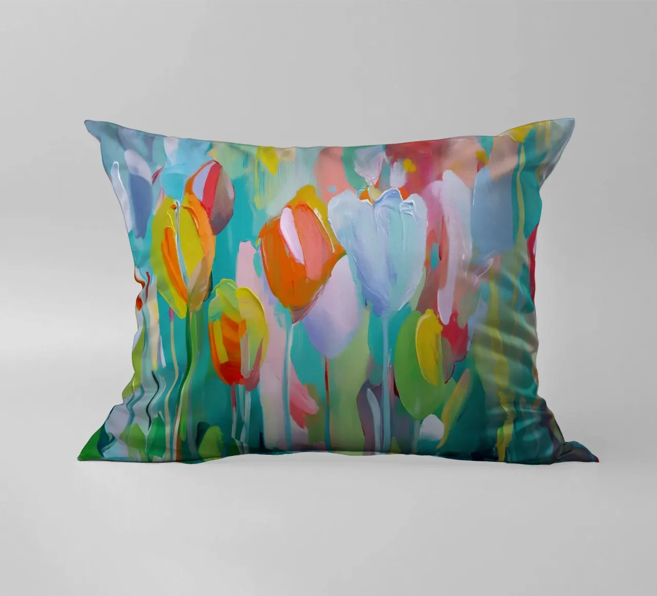 Tulipes abstraites coussin de Pictura