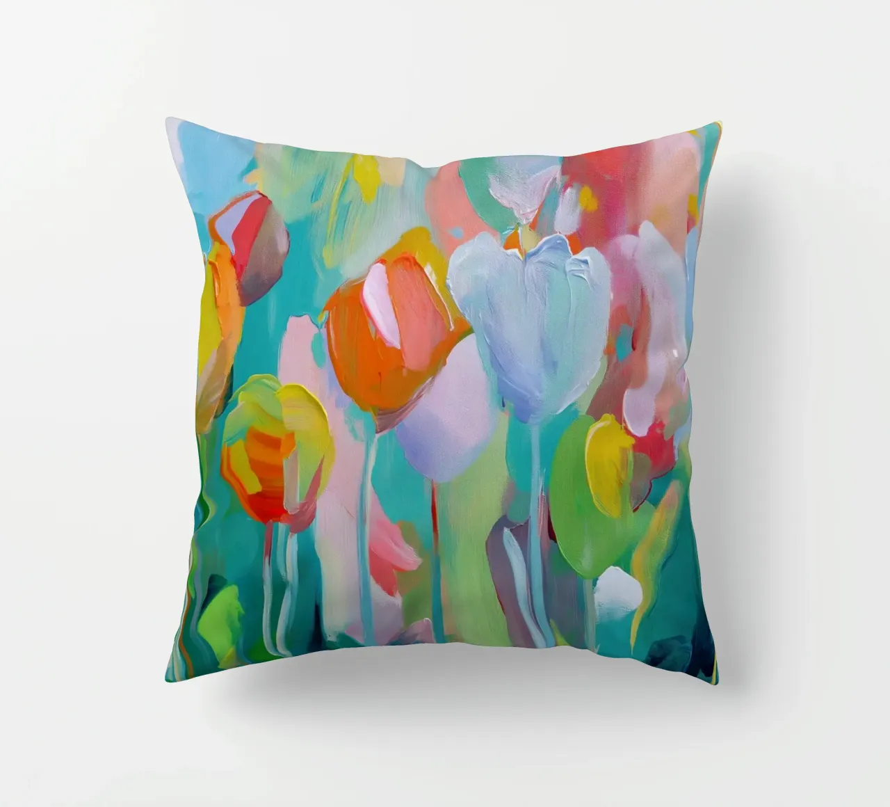 Tulipes abstraites coussin de Pictura