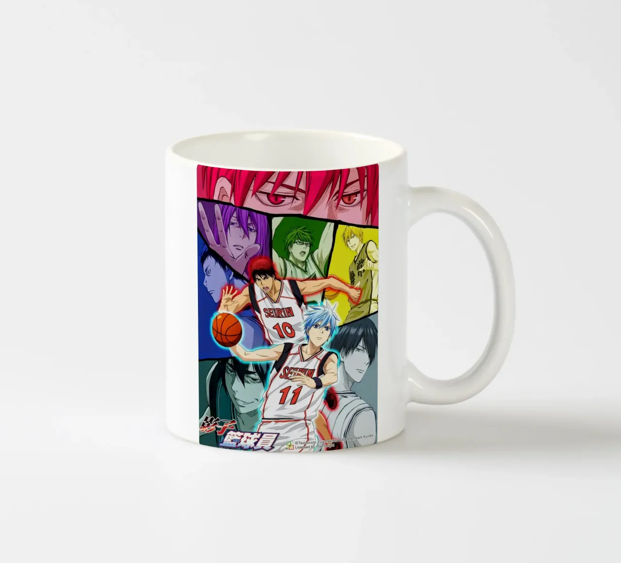 Basket anime ceramic mug by withandname