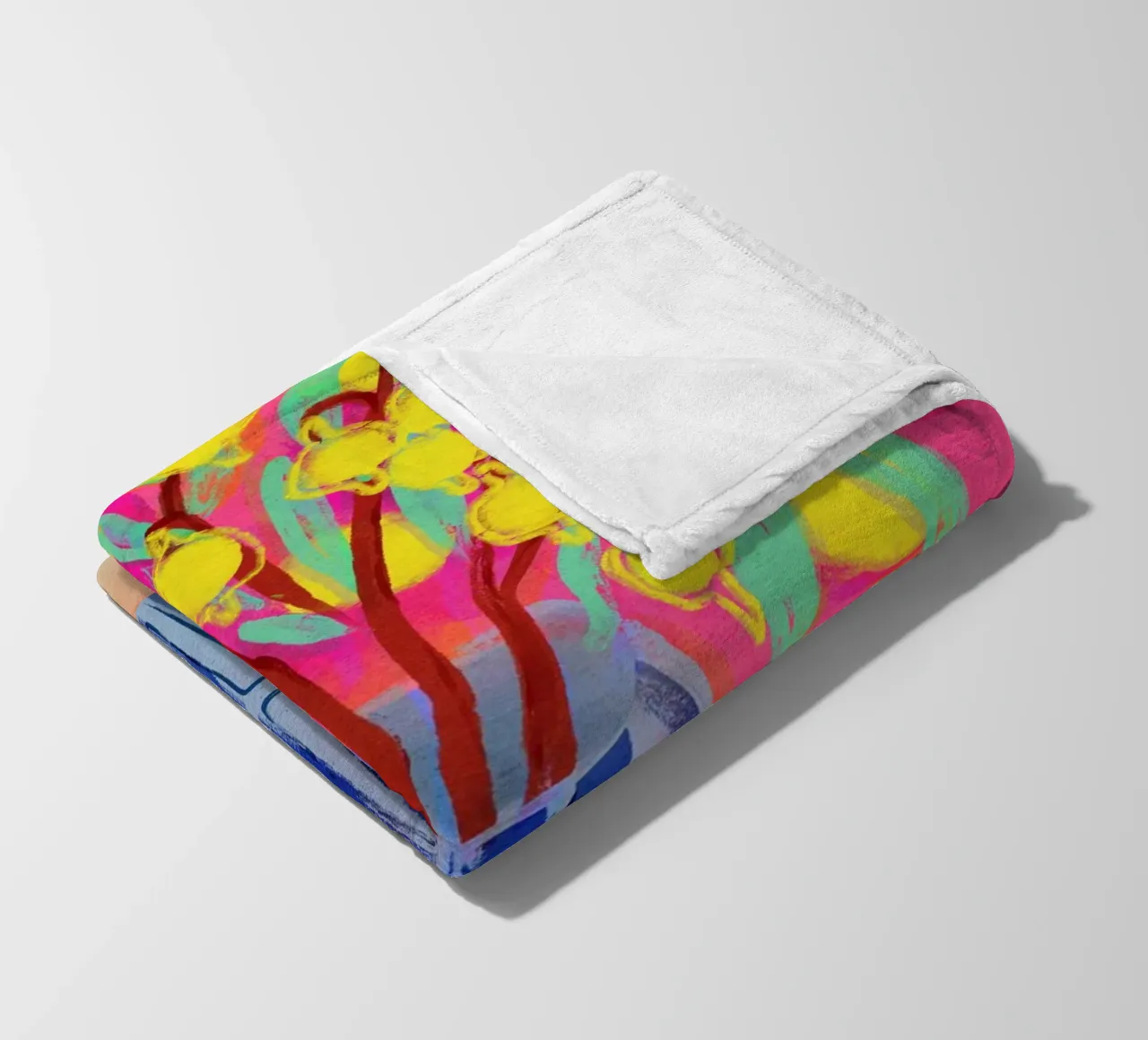 Lemon Bouquet coperta in pile da treechild