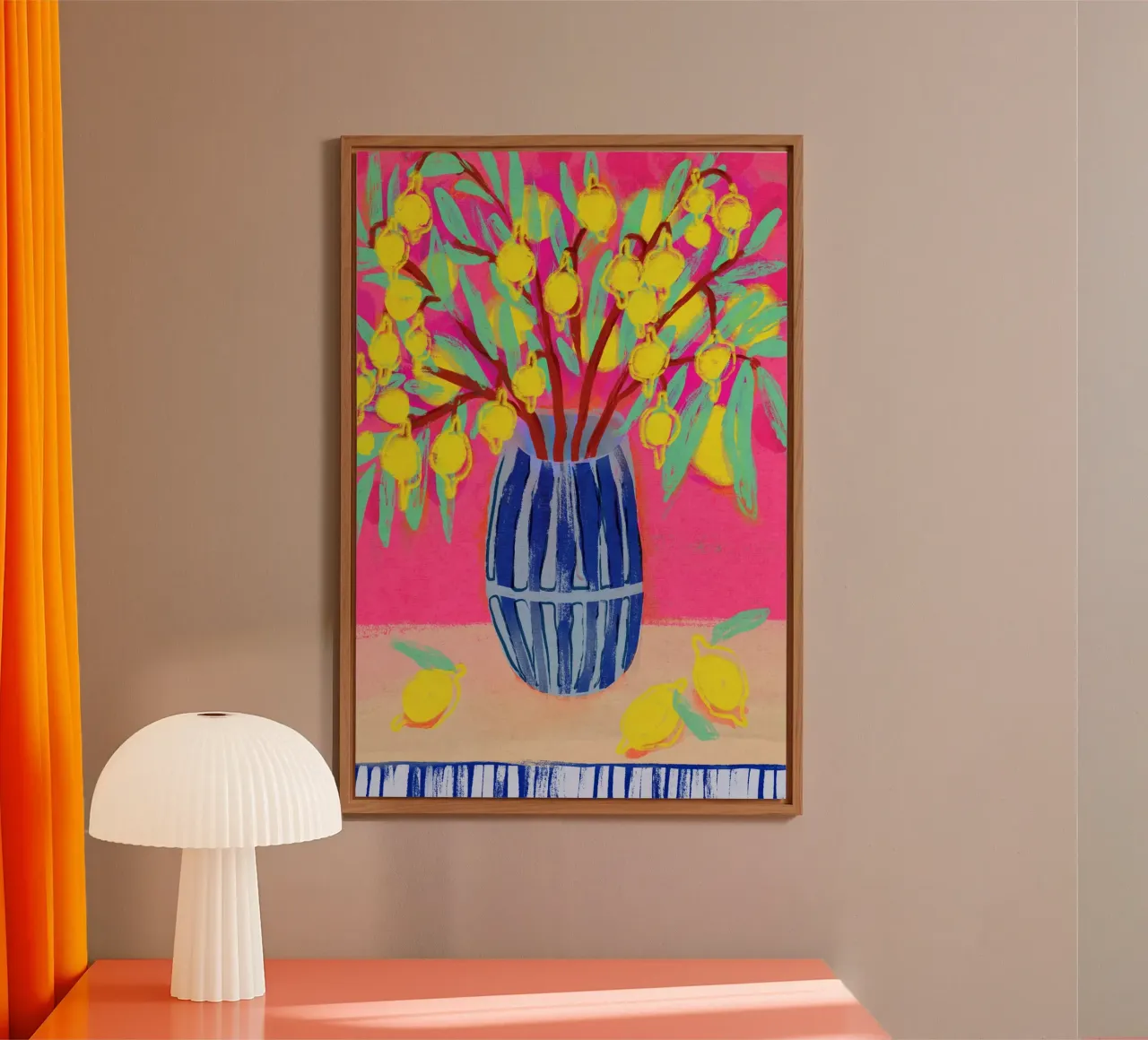 Lemon Bouquet alluminio dibond da treechild