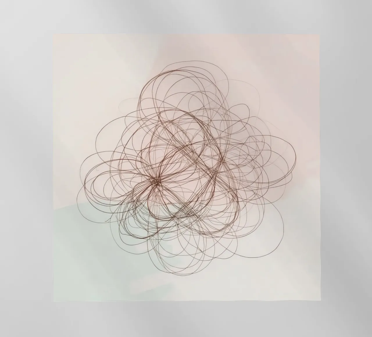 Abstract swirl of lines and curves creating a dynamic art backlit film by DesignDoodle