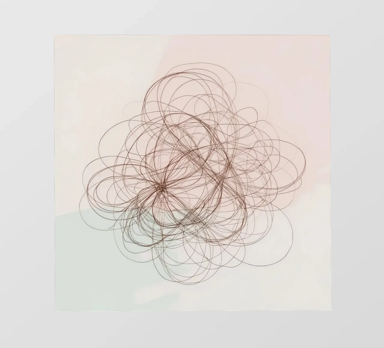Abstract swirl of lines and curves creating a dynamic art photo wallpaper by DesignDoodle