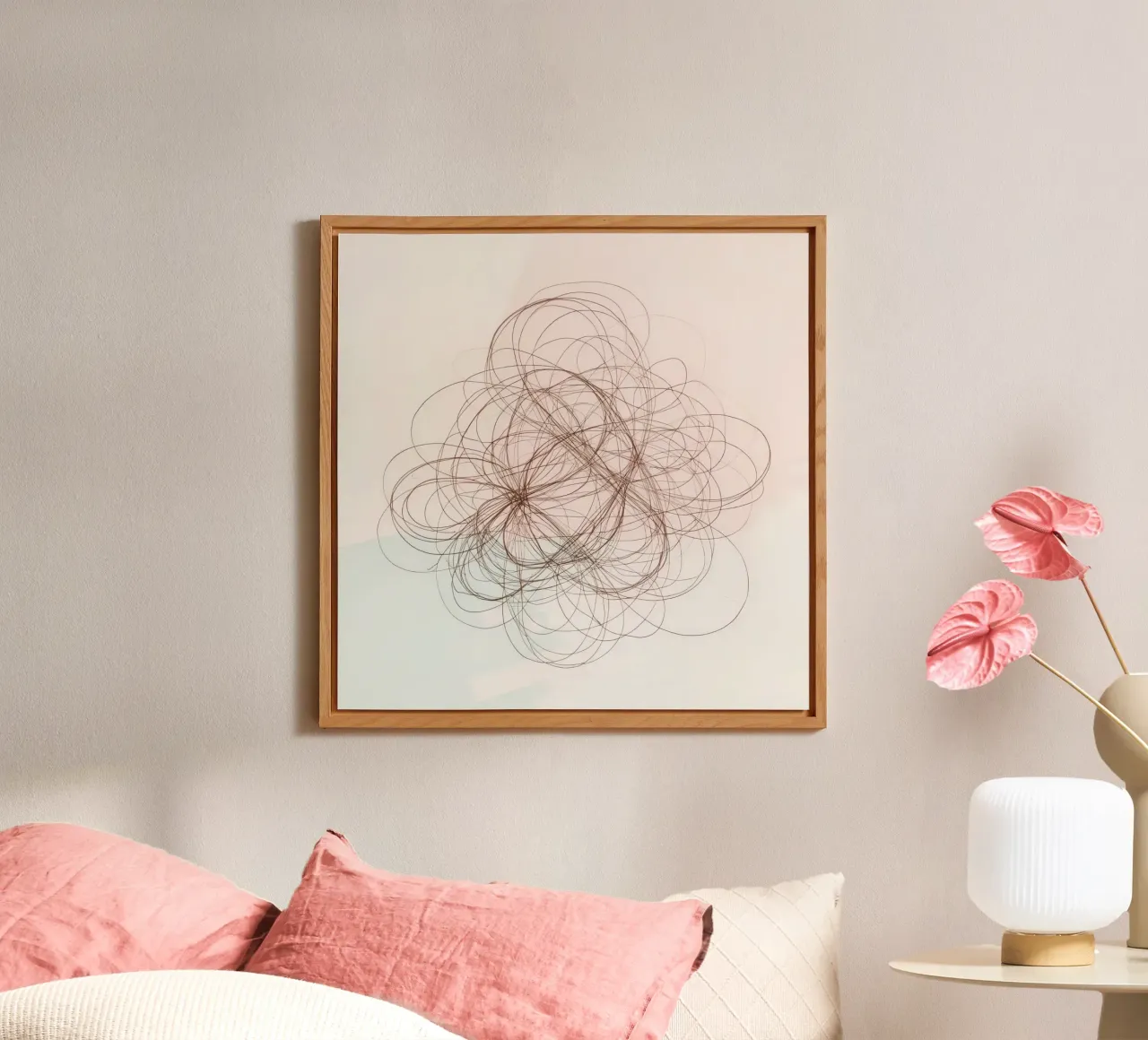 Abstract swirl of lines and curves creating a dynamic art forex plate by DesignDoodle