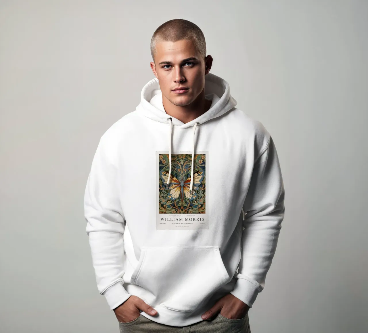 butterflies perched on leaves hoodie by Ropech Shop