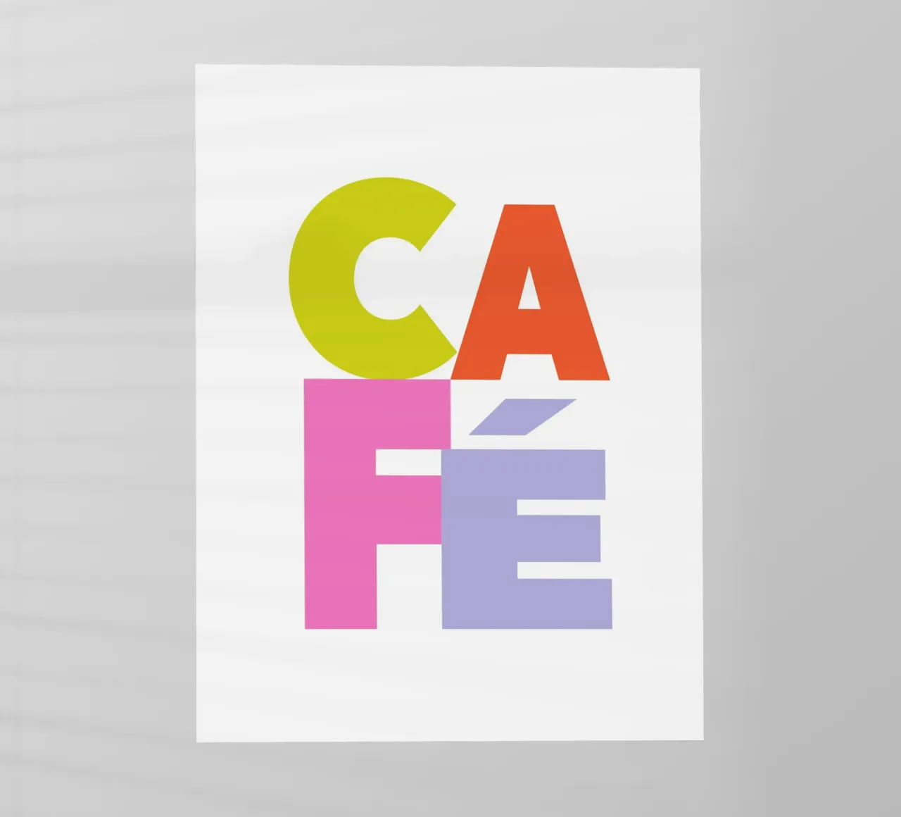 Café pellicola backlit da Form&Font