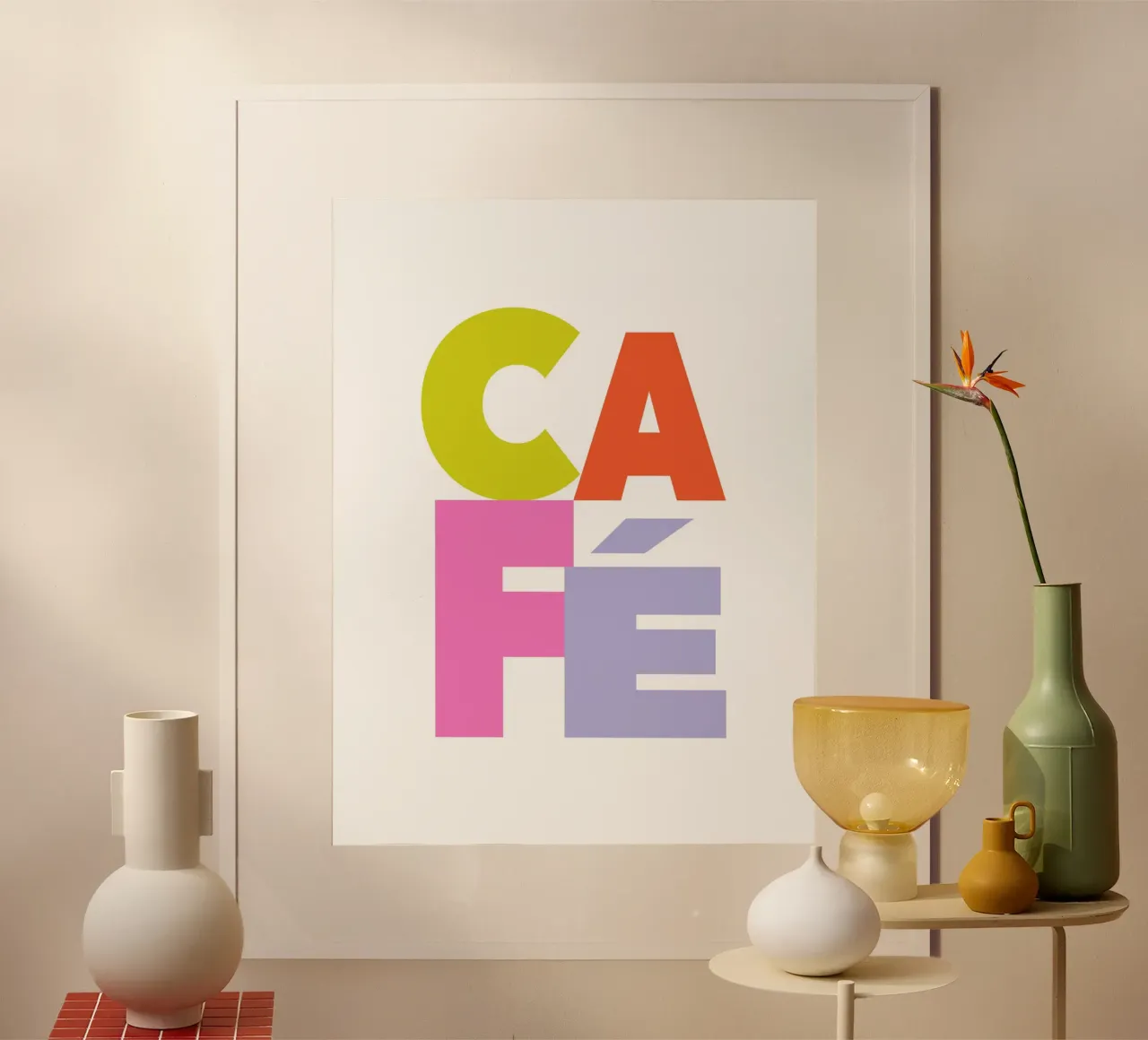 Café poster da Form&Font