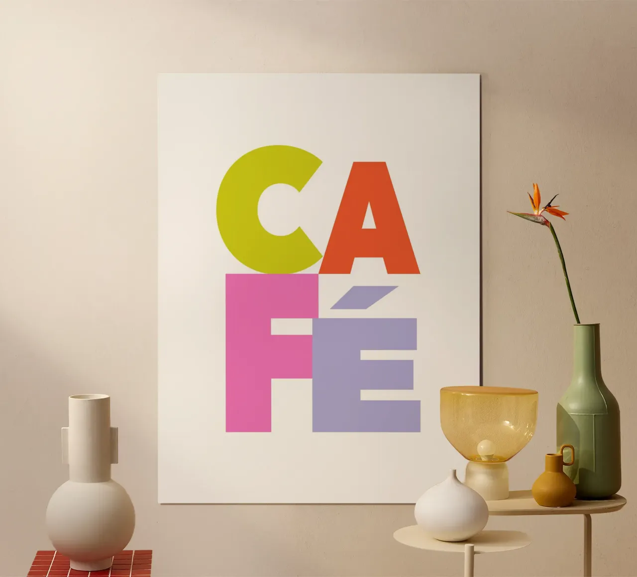 Café poster da Form&Font