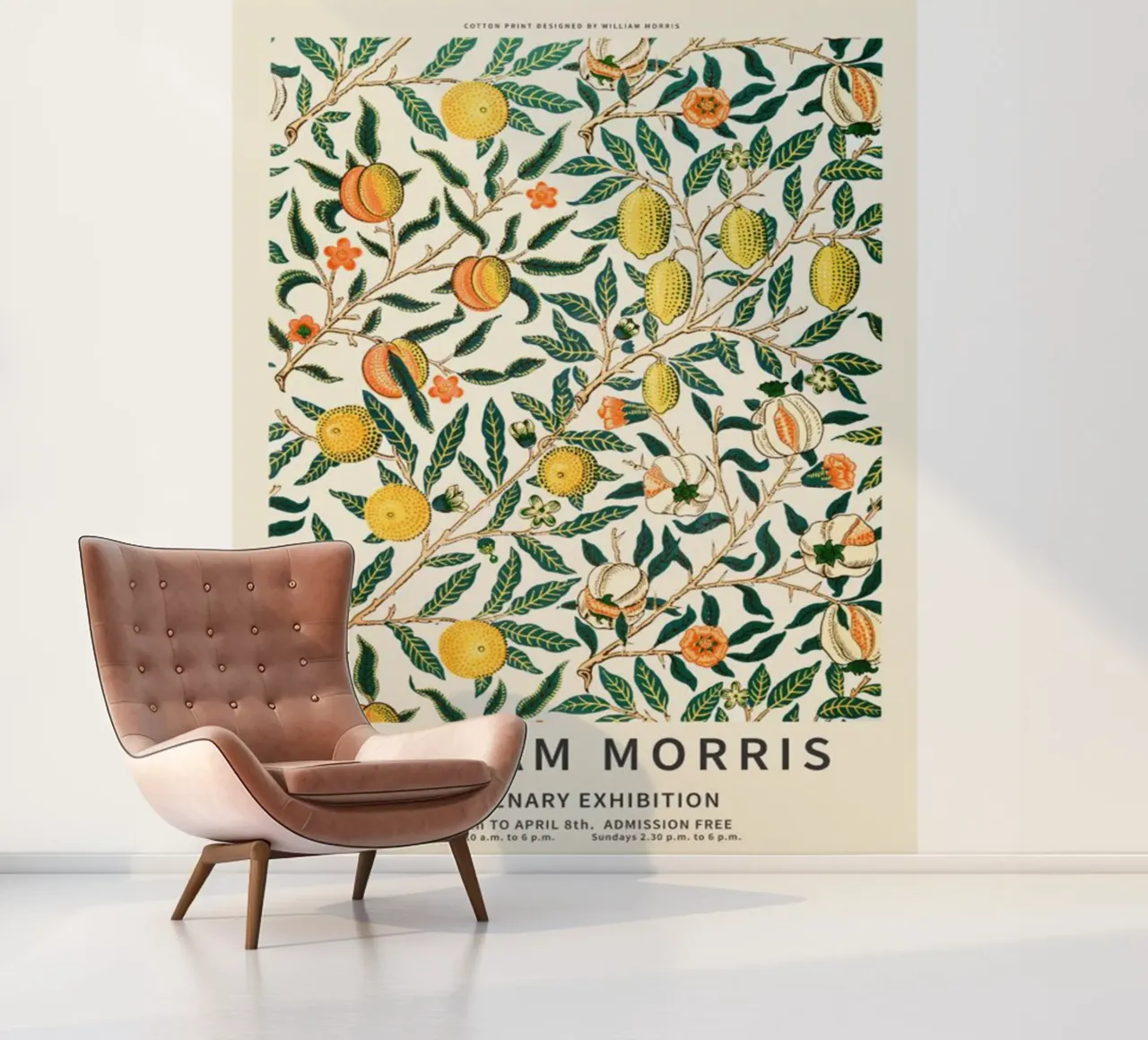 the fruit is surrounded by leaves photo wallpaper by Ropech Shop