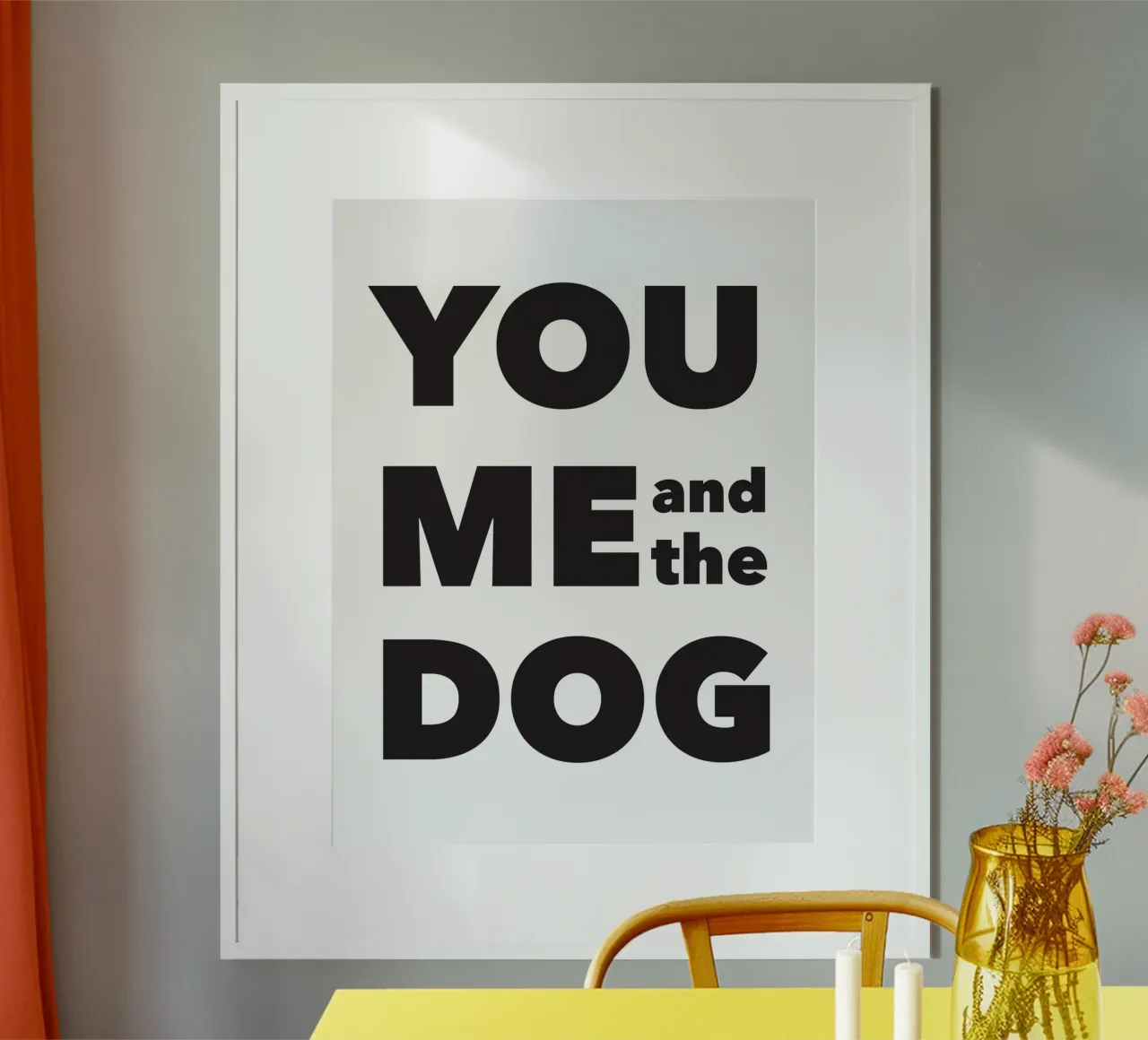 You, me & the dog carta hahnemühle da Form&Font