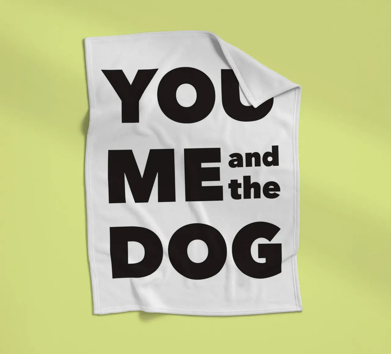 You, me & the dog coperta in pile da Form&Font
