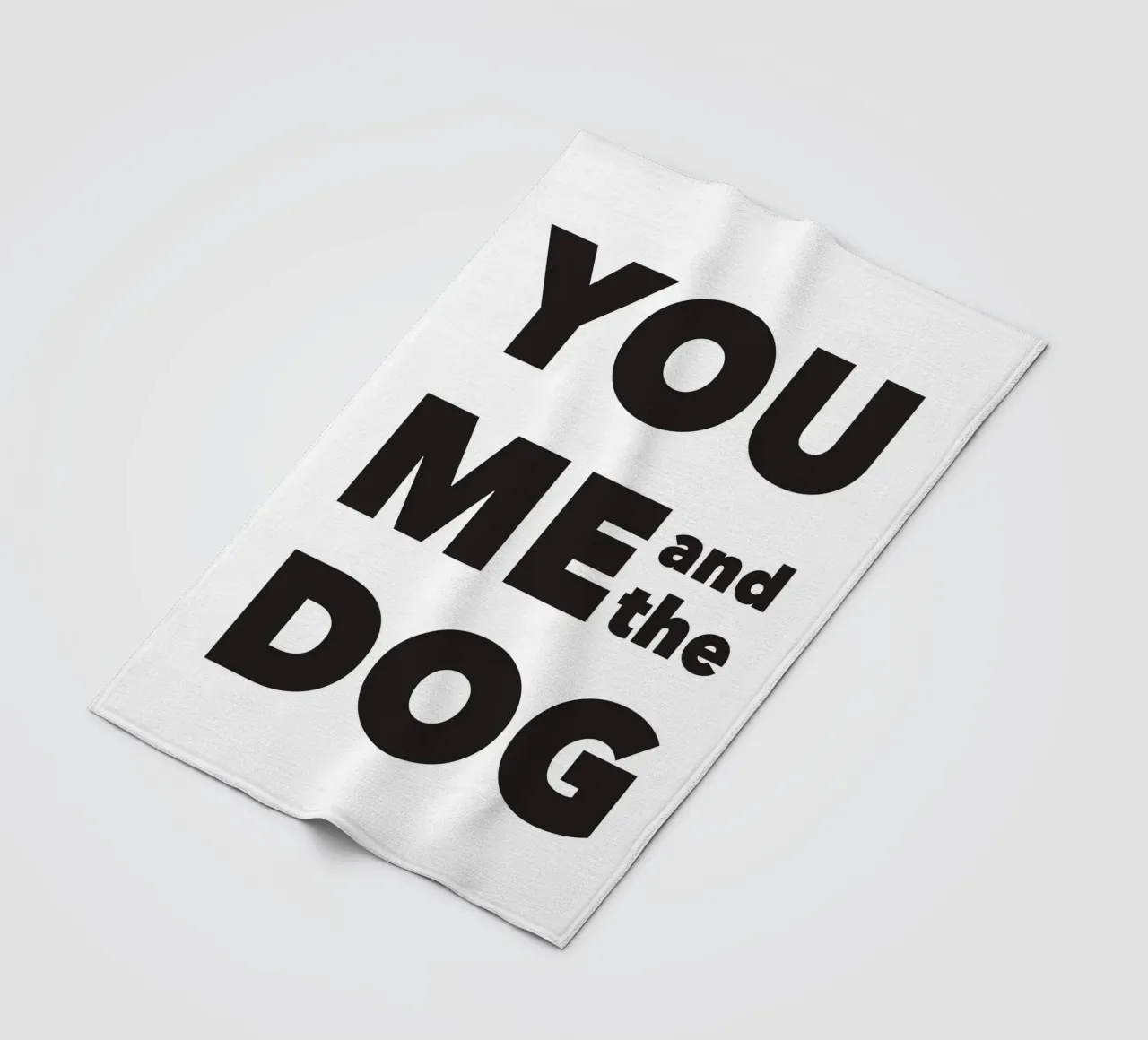 You, me & the dog coperta in pile da Form&Font