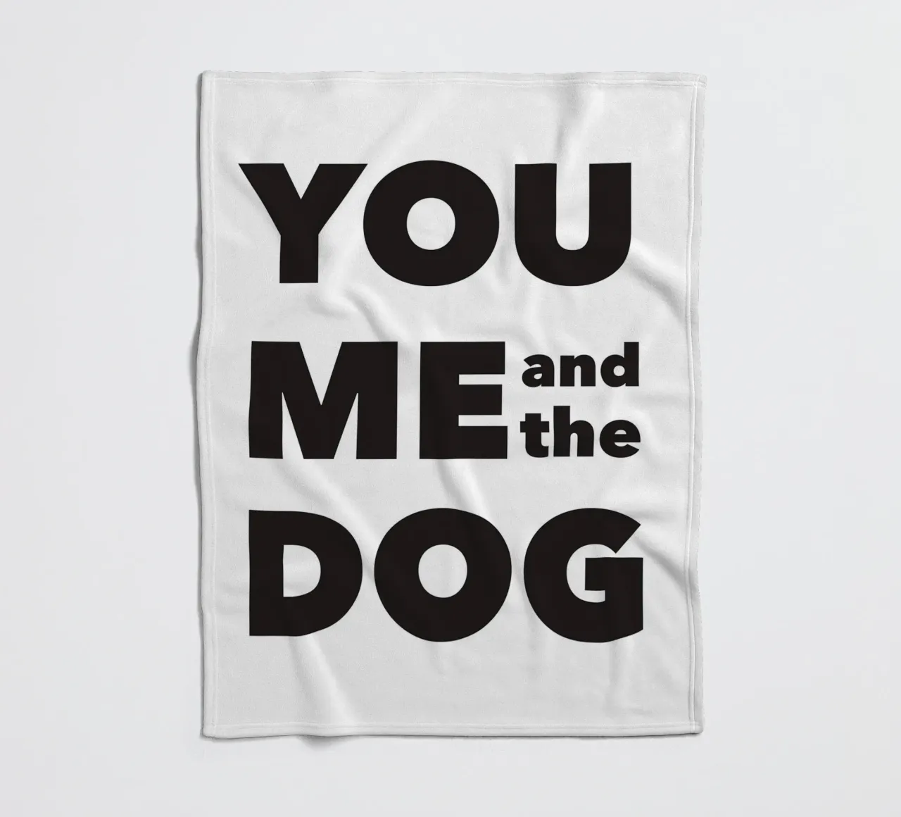 You, me & the dog coperta in pile da Form&Font