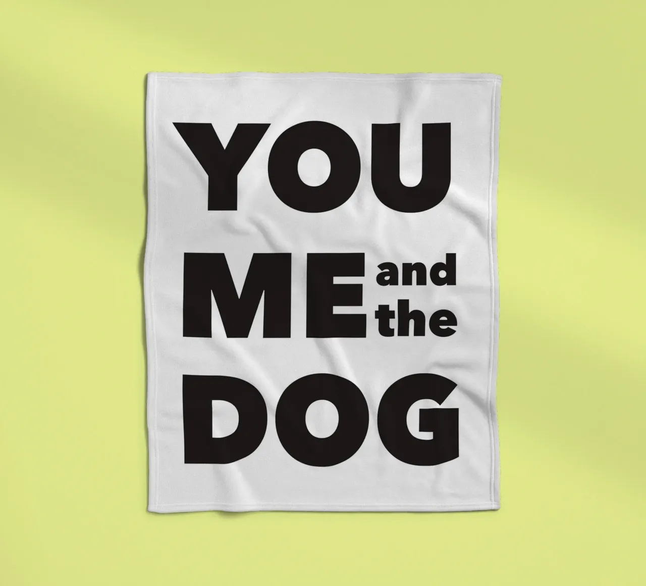 You, me & the dog coperta in pile da Form&Font