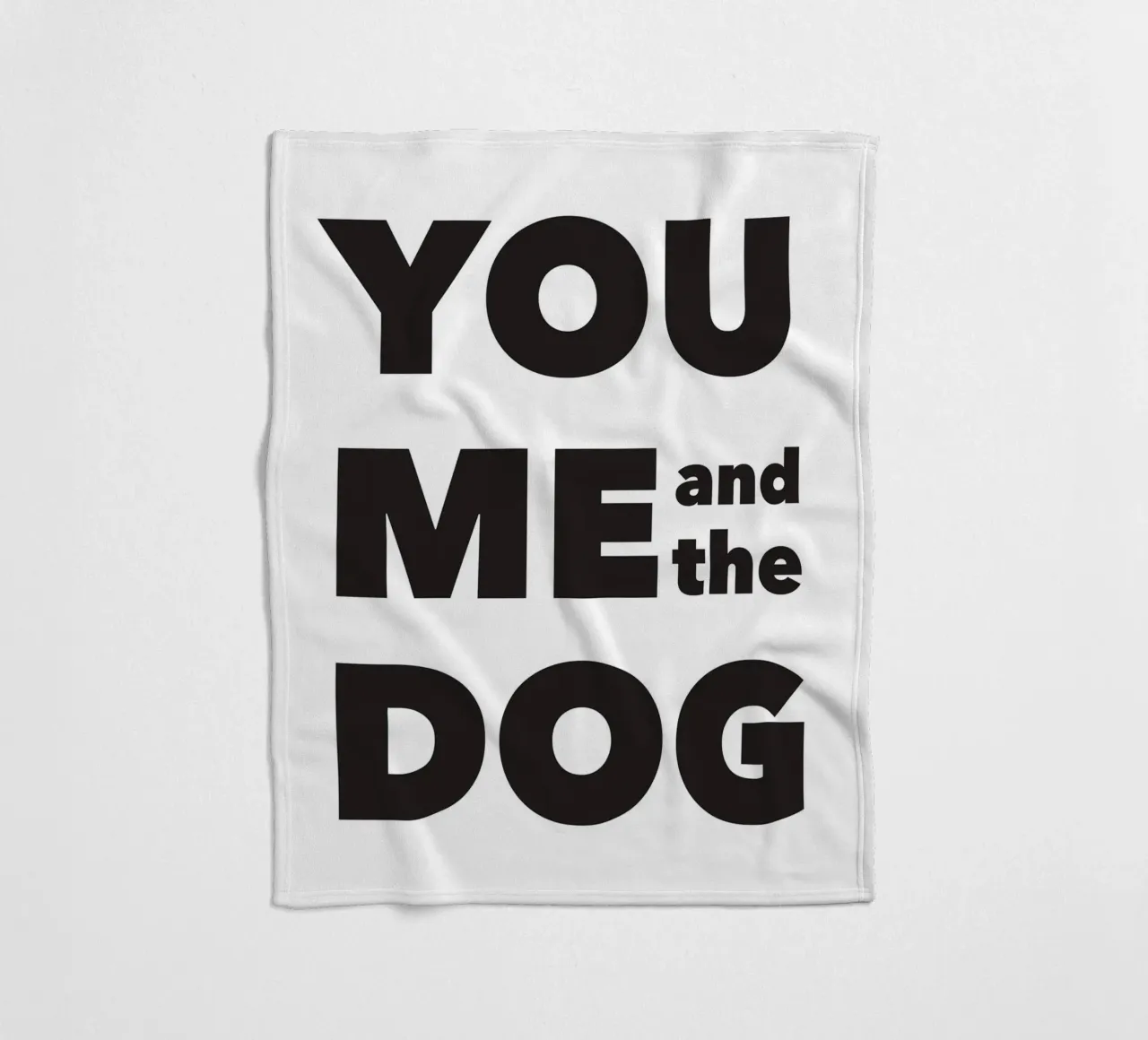You, me & the dog coperta in pile da Form&Font