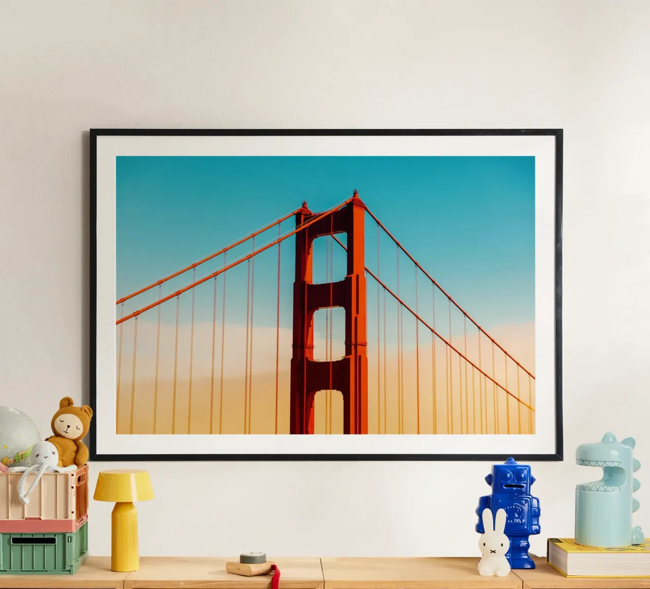 Bagliore del Golden Gate, San Francisco carta hahnemühle da Wanderlust Vibes