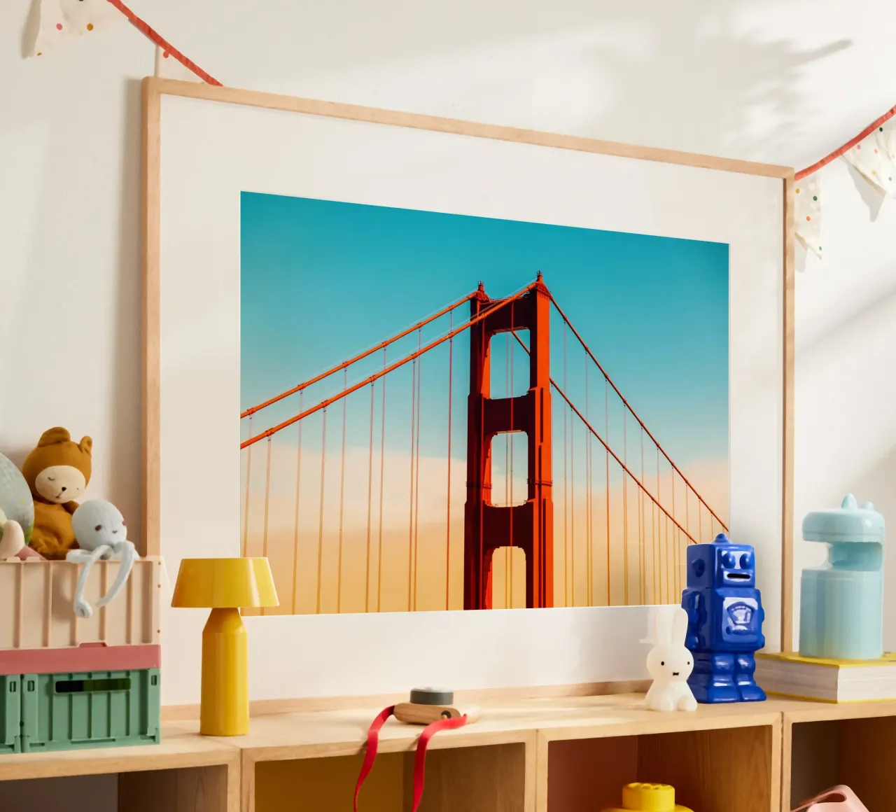 Bagliore del Golden Gate, San Francisco carta hahnemühle da Wanderlust Vibes