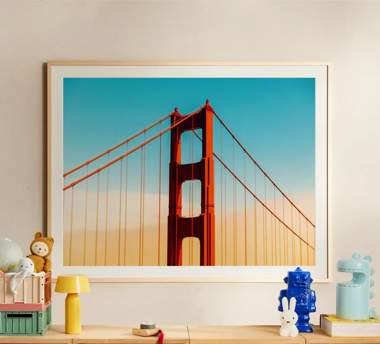 Bagliore del Golden Gate, San Francisco carta hahnemühle da Wanderlust Vibes