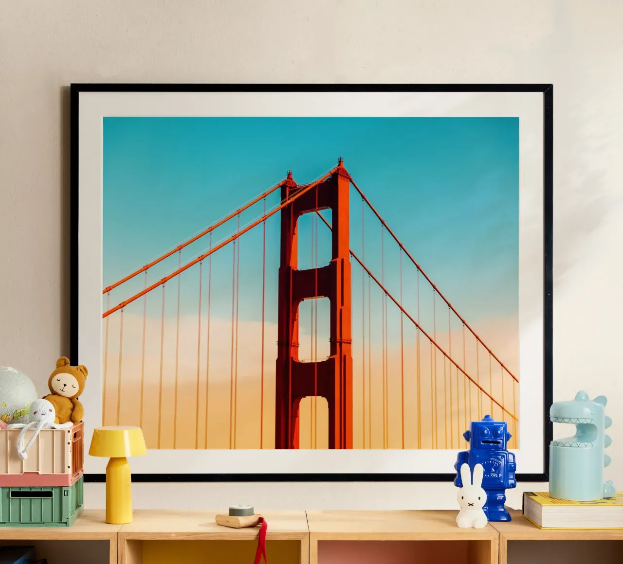 Bagliore del Golden Gate, San Francisco carta hahnemühle da Wanderlust Vibes
