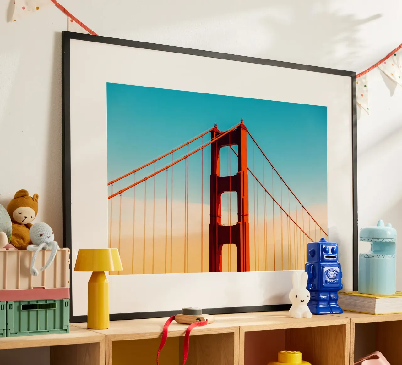 Bagliore del Golden Gate, San Francisco carta hahnemühle da Wanderlust Vibes