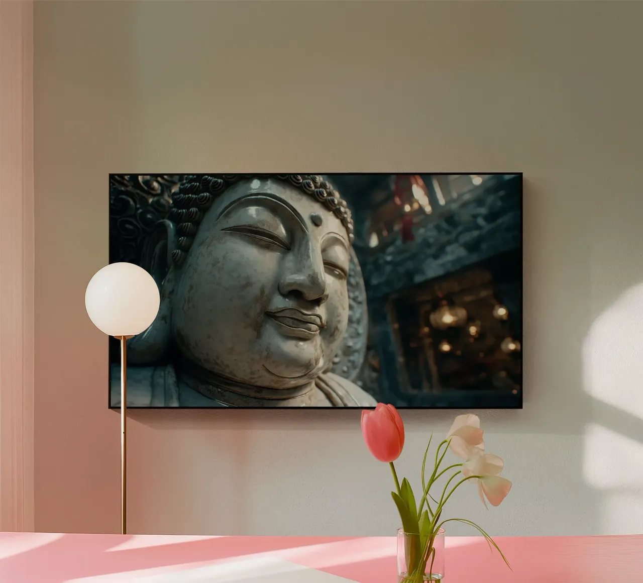 Boeddha acryl van Pictura