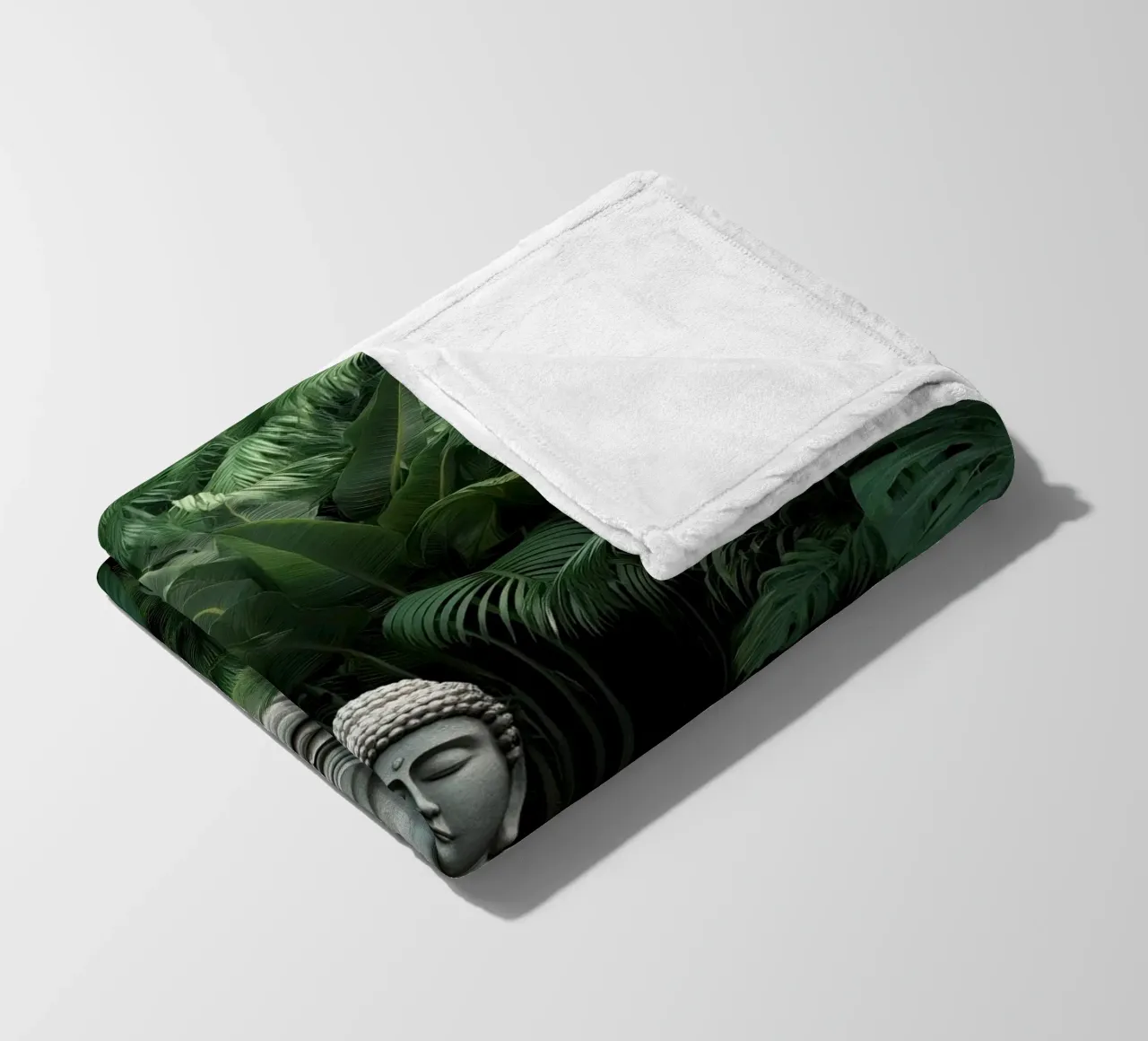 Buddha fleece blanket by Pictura