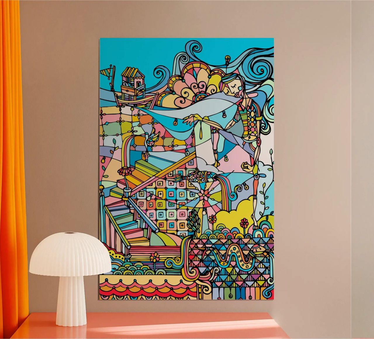 Pays des merveilles poster de Ninhol
