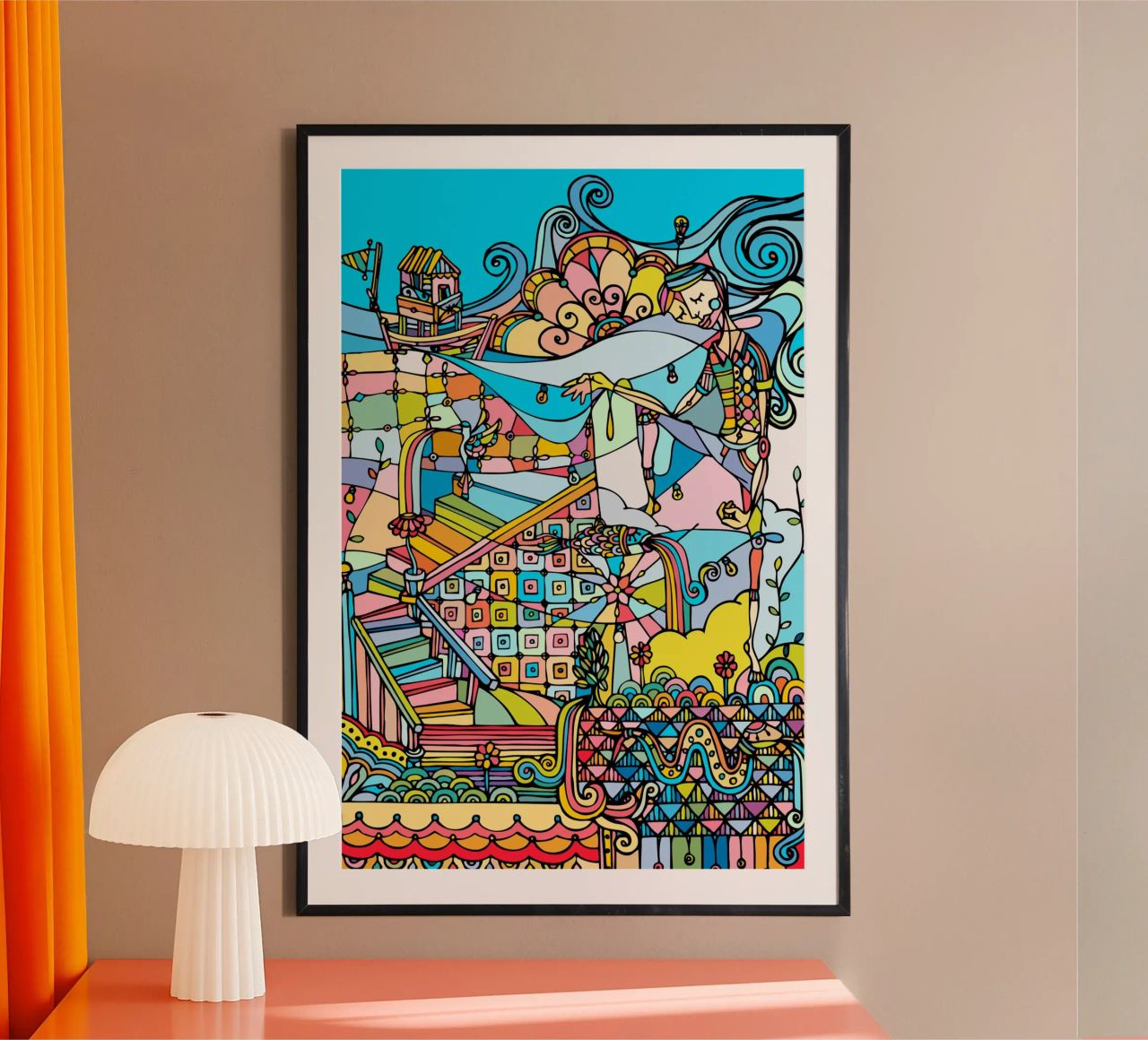 Pays des merveilles poster de Ninhol