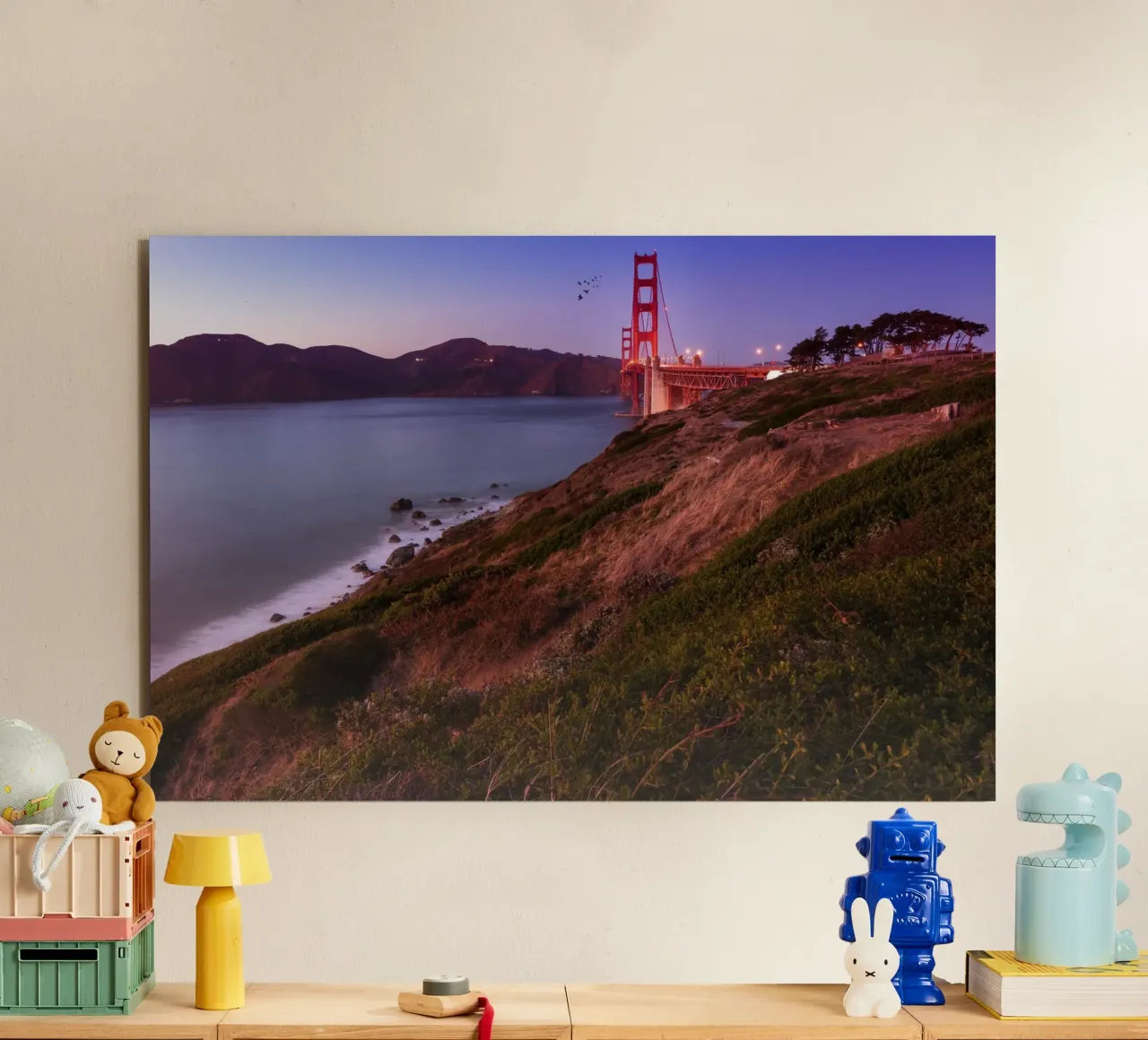 Visione del Golden Gate, San Francisco pannello forex da Wanderlust Vibes