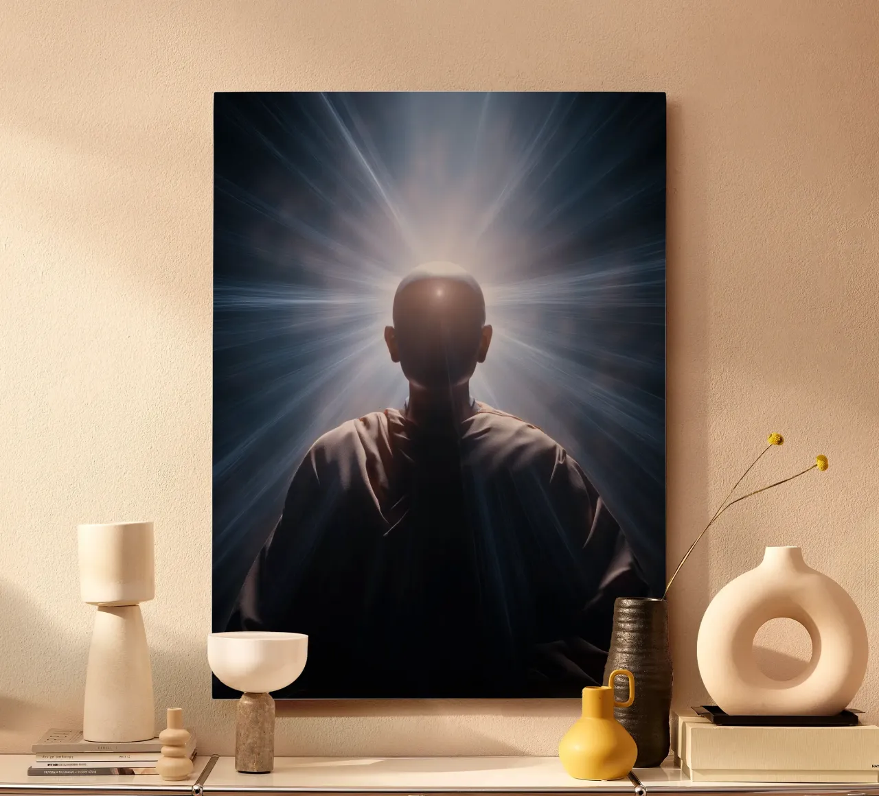 Buddha alu-dibond by Pictura