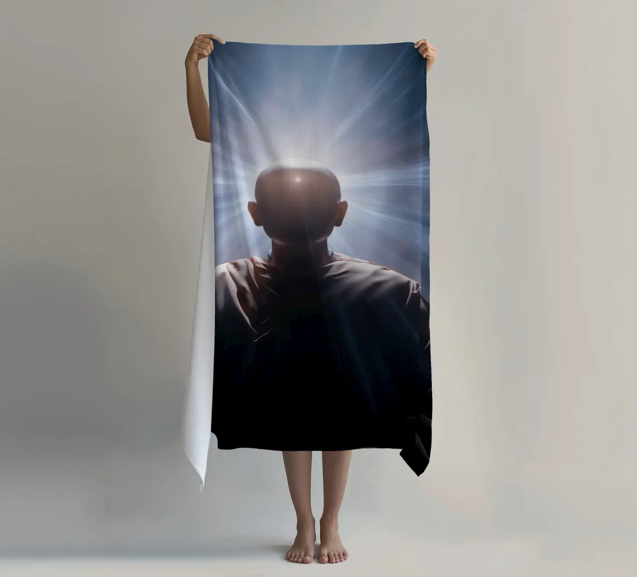 Buddha beach towel by Pictura