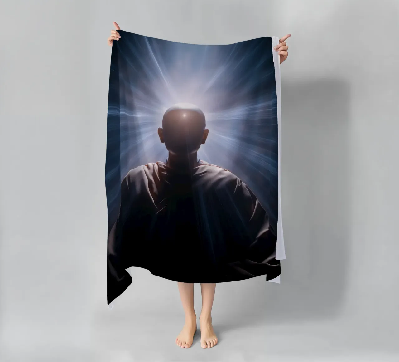 Buddha beach towel by Pictura