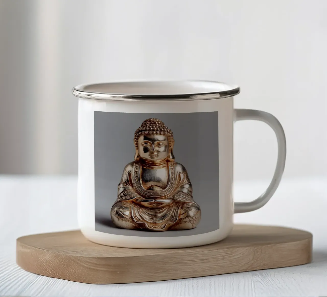 Bouddha mug en émail de Pictura