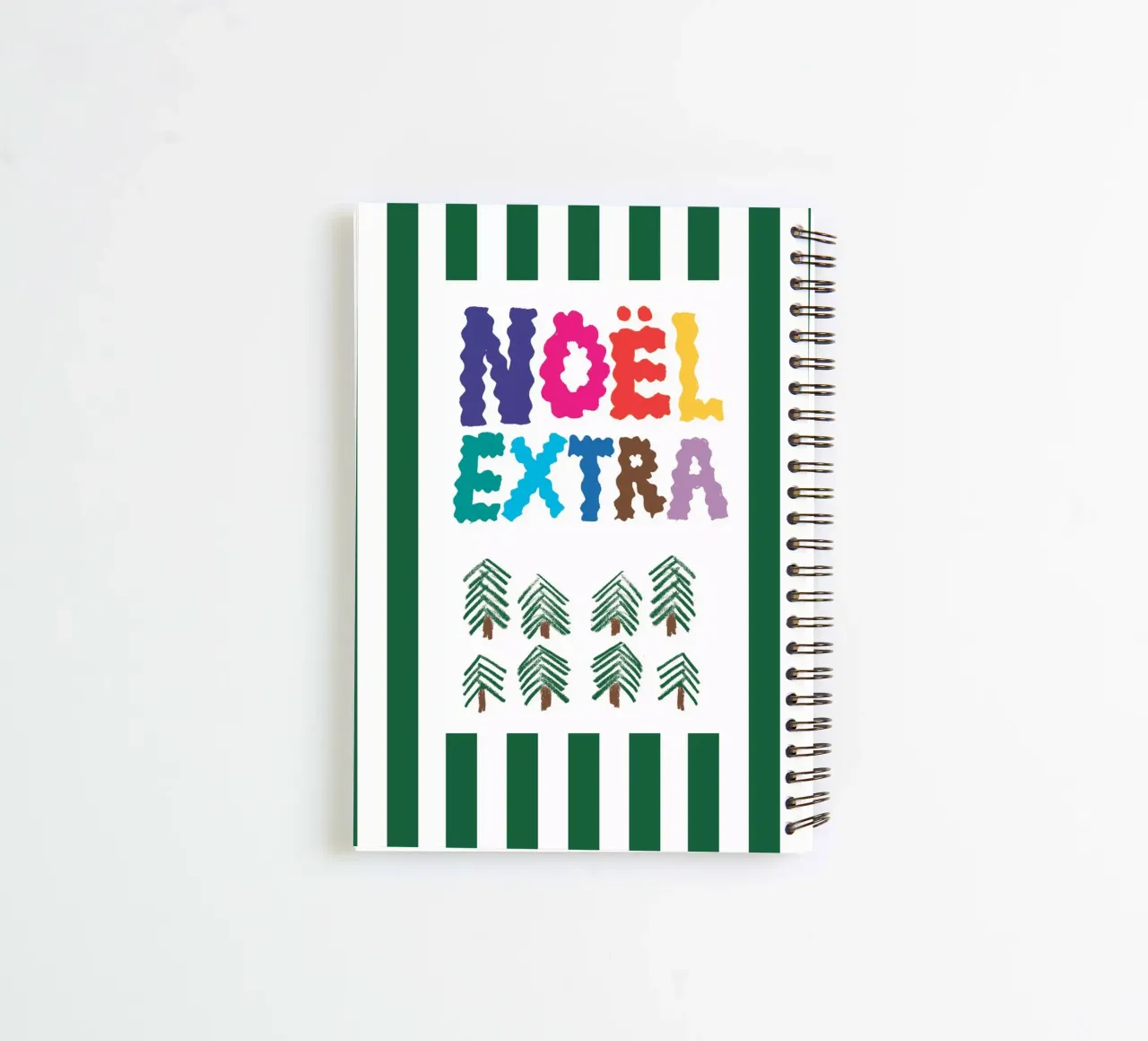 Noel Extraordinaire spiral notebook by Brushmeetspaper
