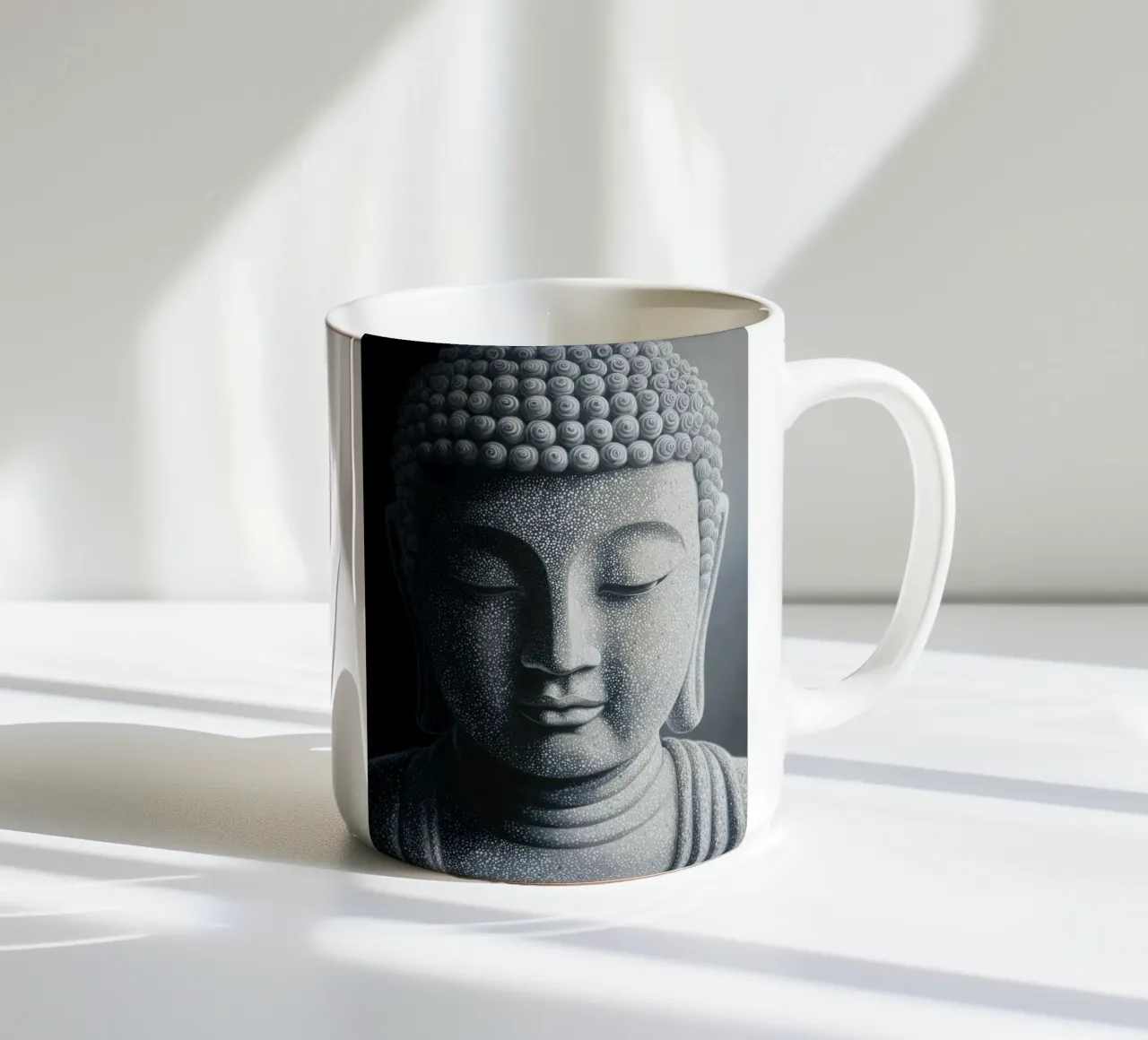 Buddha ceramic mug by Pictura